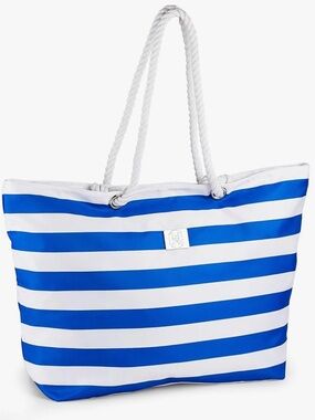BANG&CARSEN Extra Large Beach Bag With Zipper - XXL Beach Tote Bag For Women NWT